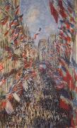 Claude Monet The Rue Montorgueil,3oth of June 1878 Spain oil painting artist